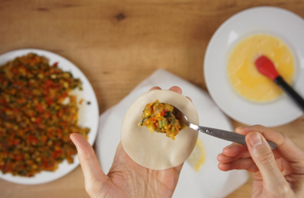 Empanadillas de verduras al horno