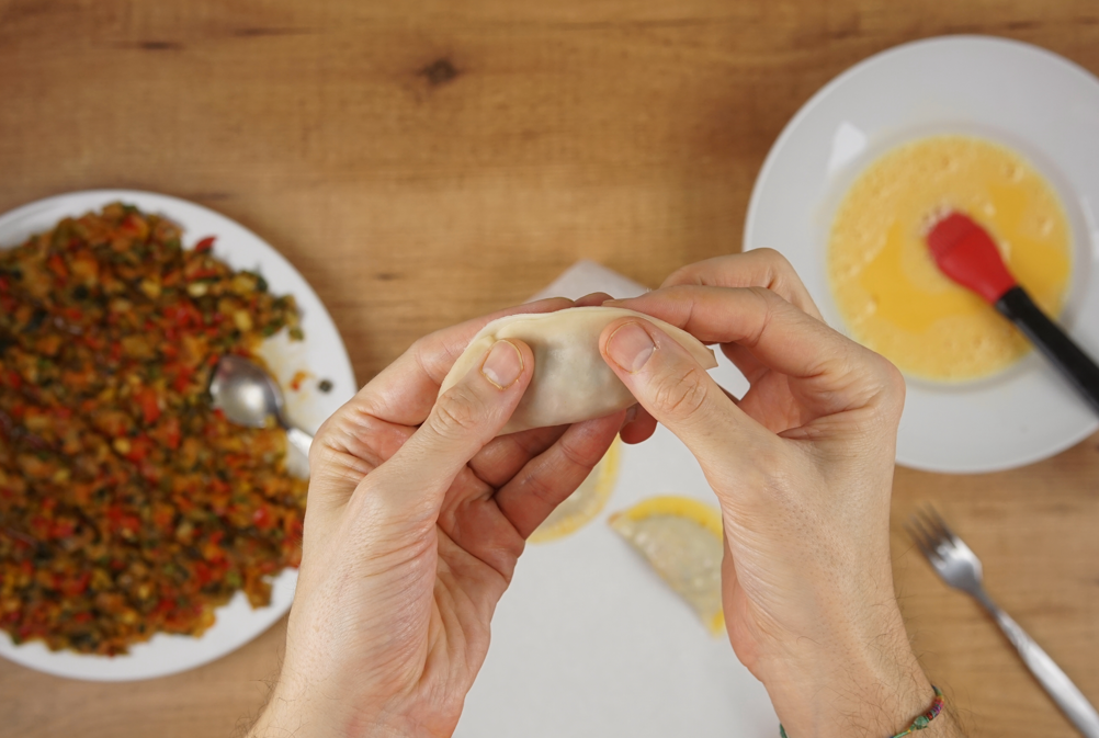 Empanadillas de verduras al horno