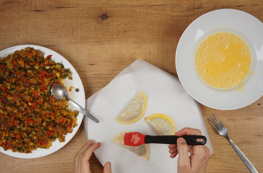 Empanadillas de verduras al horno