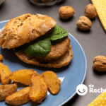 Hamburguesas vegetarianas de lentejas y nueces