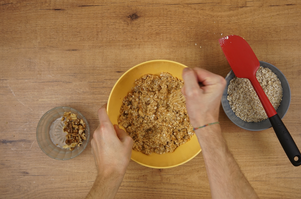 Hamburguesas vegetarianas de lentejas y nueces
