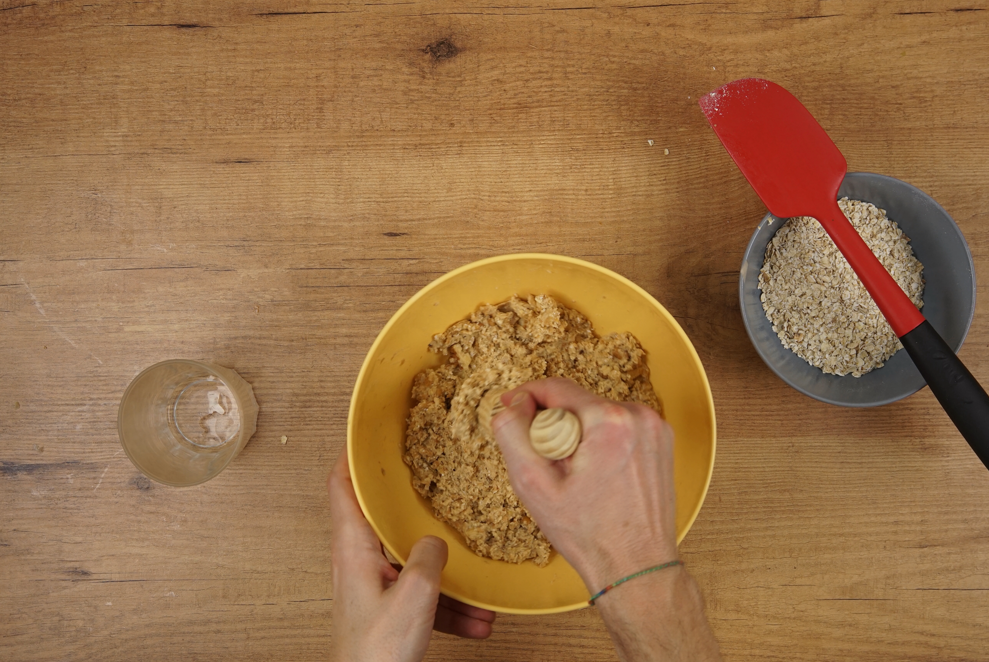 Hamburguesas vegetarianas de lentejas y nueces