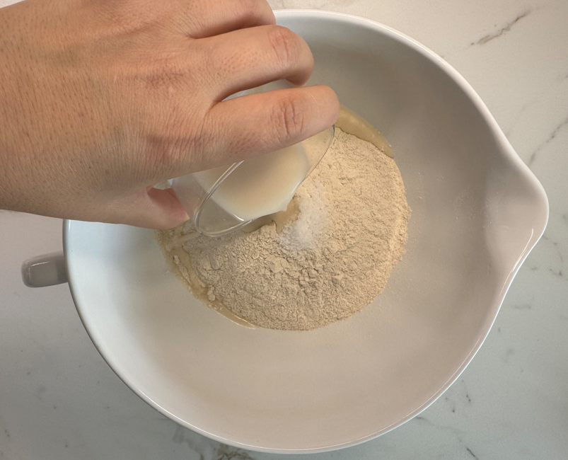 Masa de empanada gramada