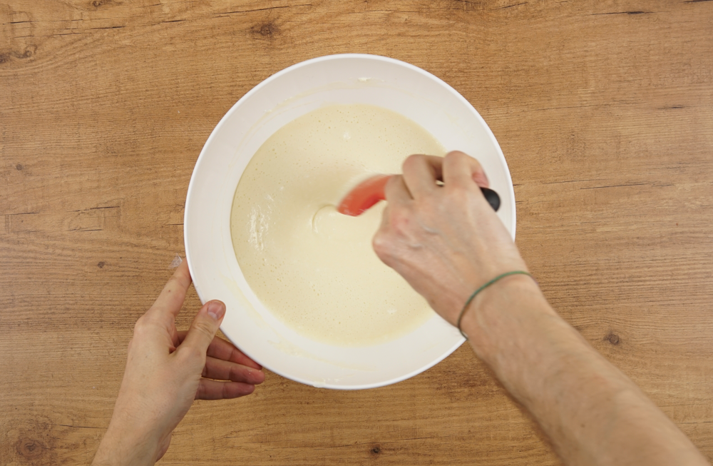 Mousse de chocolate blanco