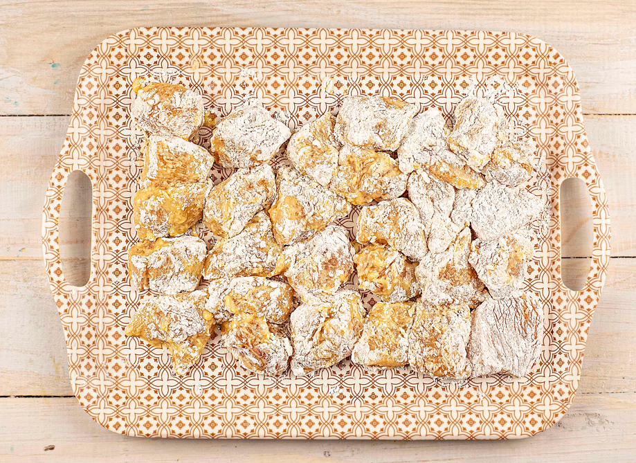 Pollo a la naranja al estilo chino