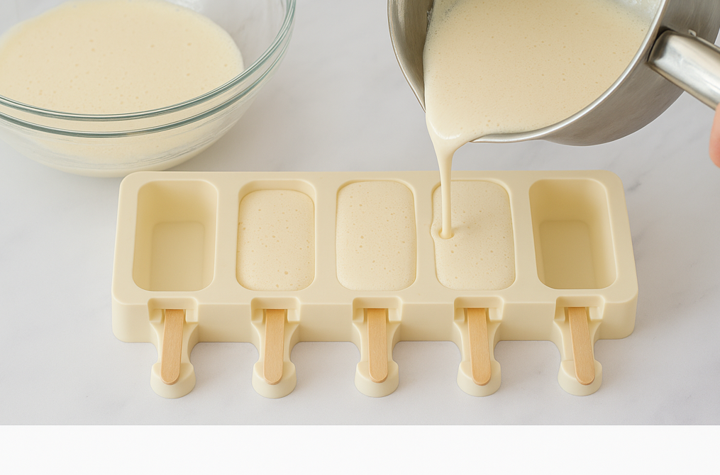 Polos de leche merengada