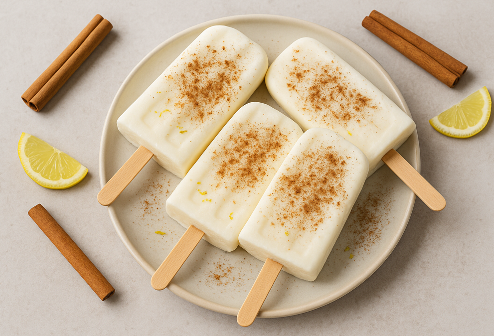 Polos de leche merengada