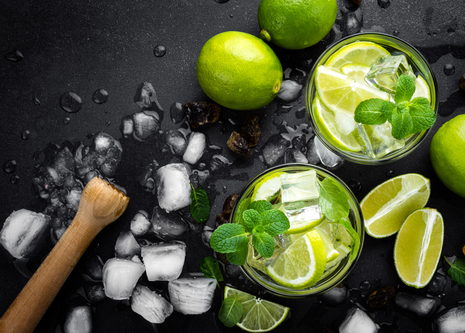 Polos de mojito caseros