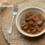 Ragú de ternera al vino tinto con verduras