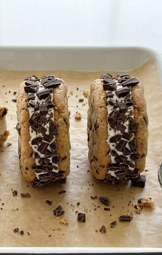Helado de sandwich o sandwich helado