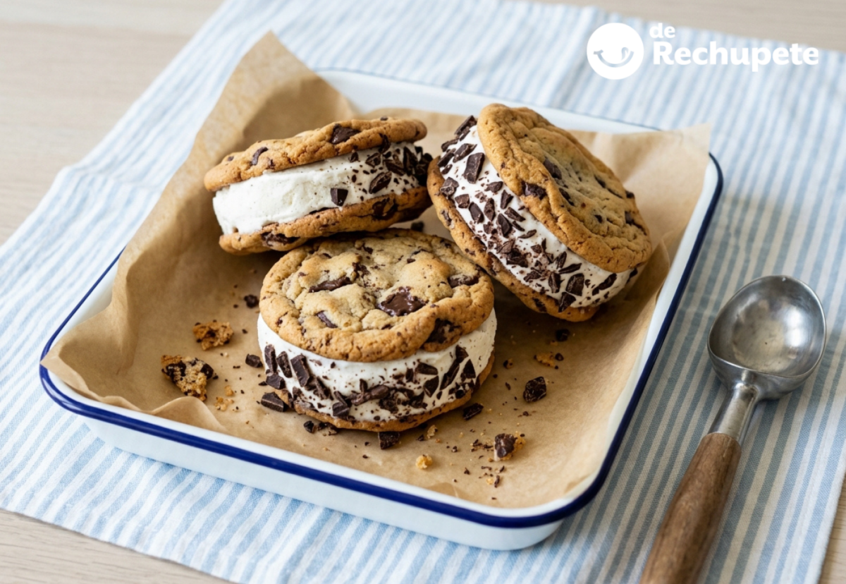Helado de sándwich o sándwich helado