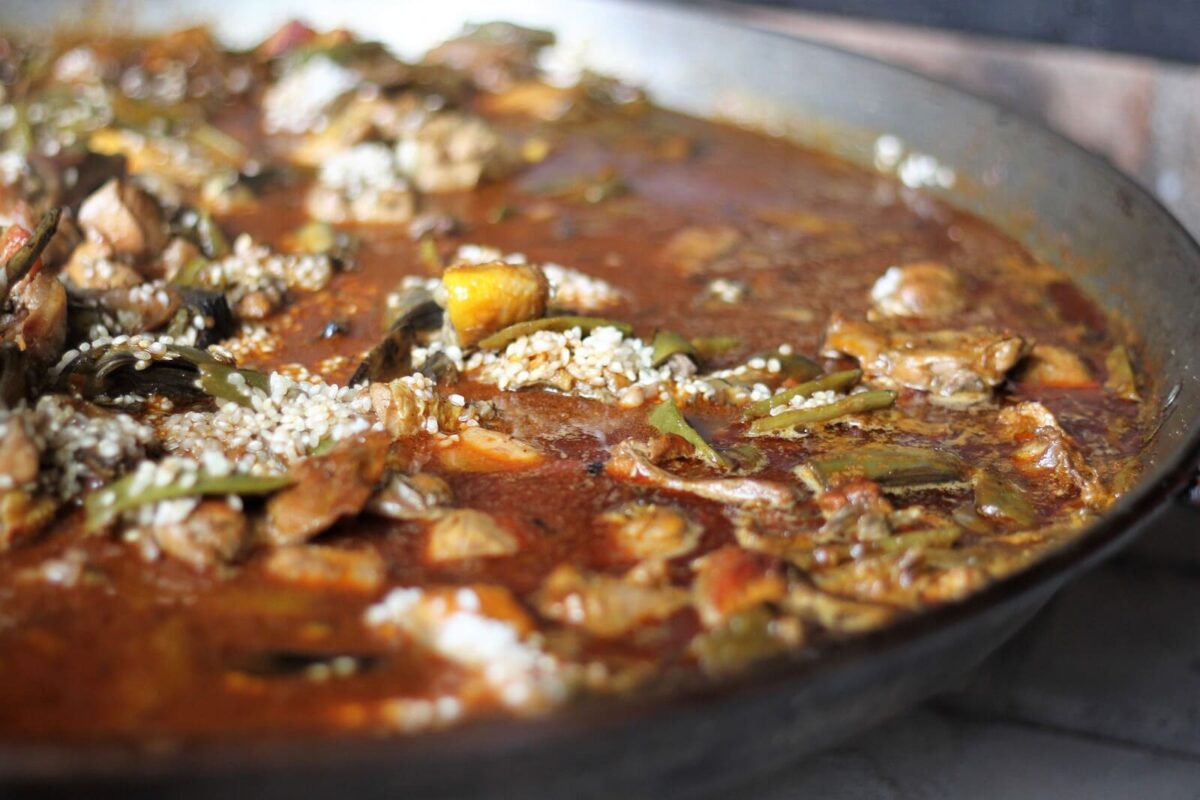 Arroz con conejo casero 13