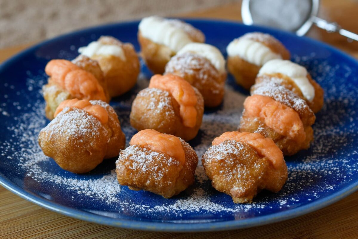 Buñuelos rellenos de crema de calabaza (19)