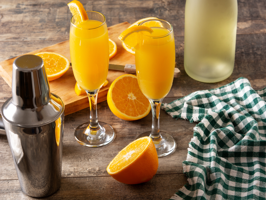 Cóctel mimosa
