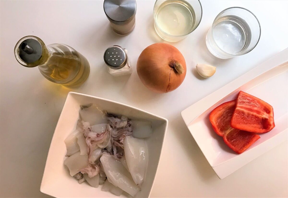 Chipirones encebollados 1