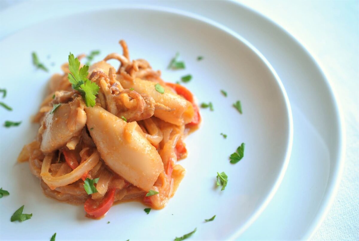 Chipirones encebollados 11