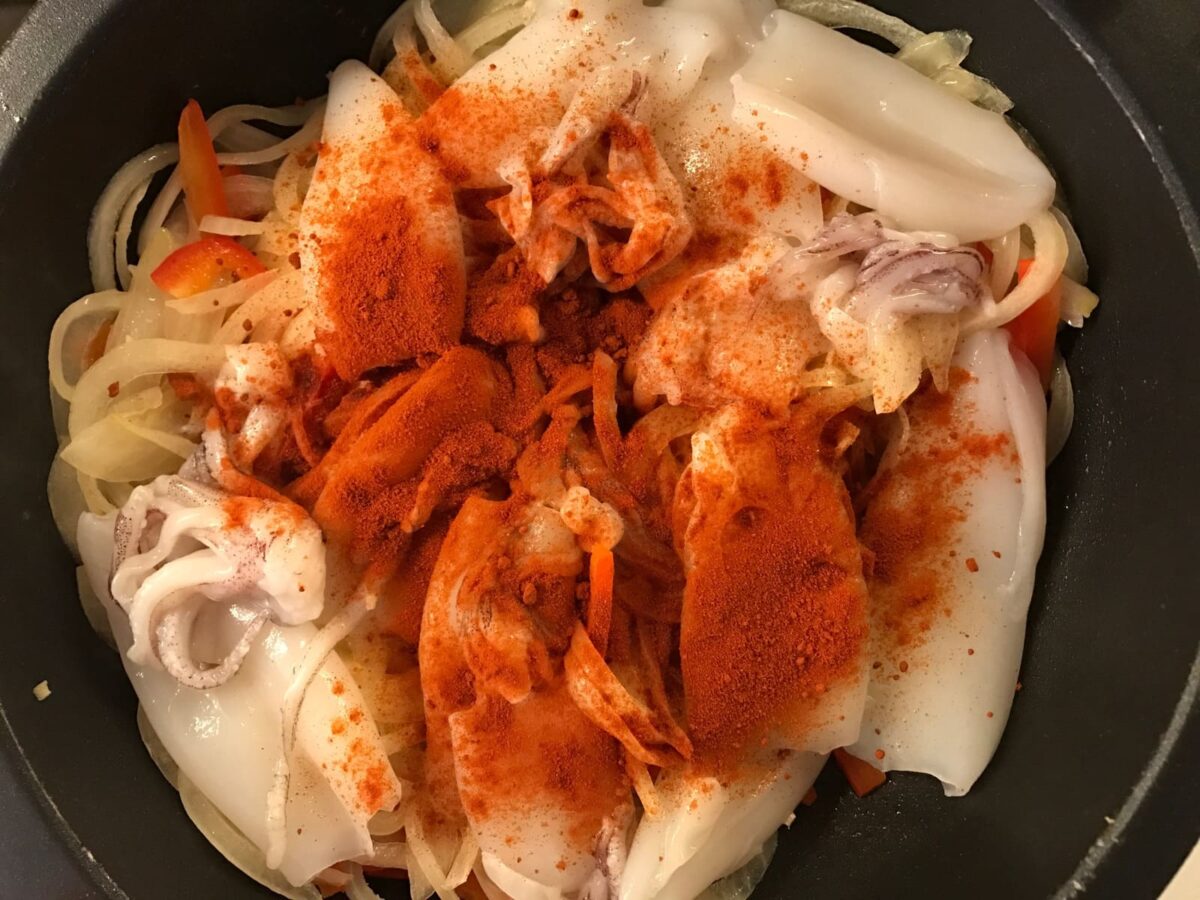 Chipirones encebollados 9