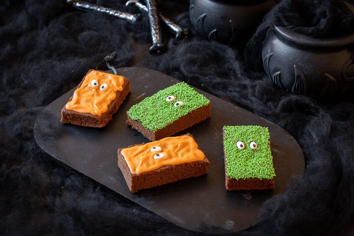 Monstruitos de chocolate para Halloween 15