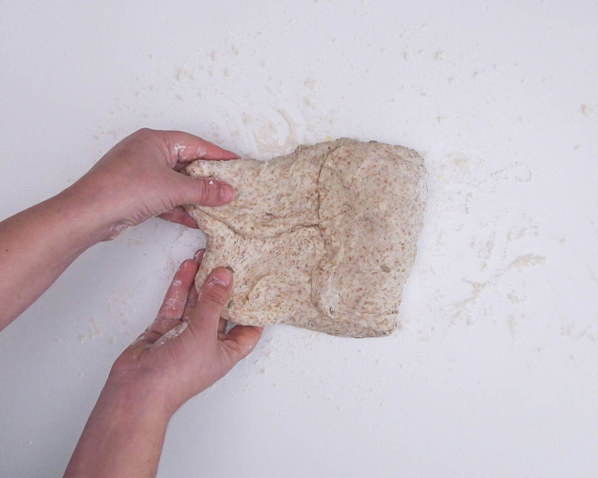 Pan integral casero, estilo chapata (14)