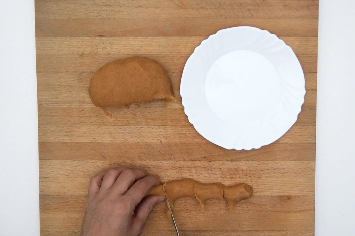 Panellets con patata y boniato 12