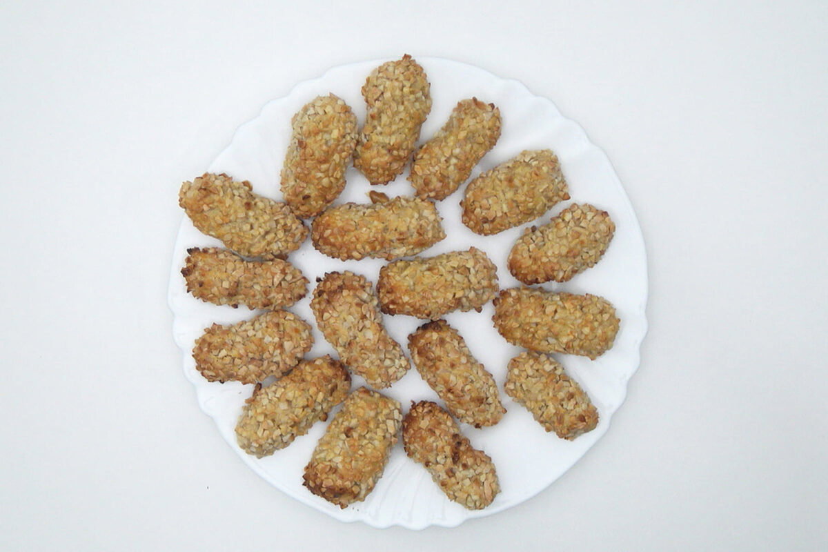 Panellets con patata y boniato 16