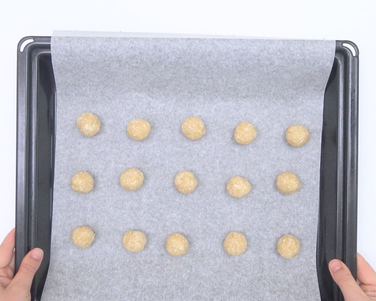 Panellets de chocolate, vainilla y coco 20