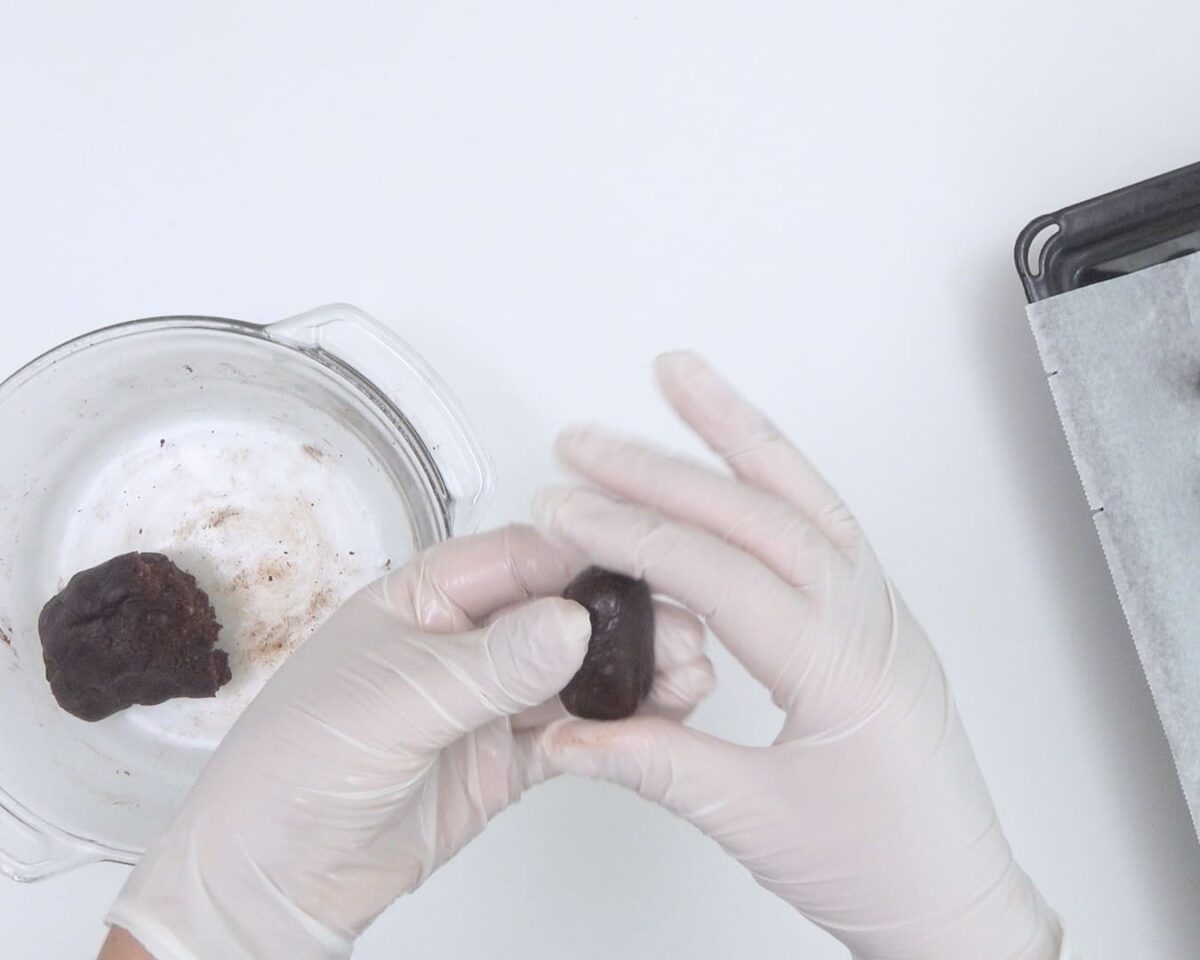 Panellets de chocolate, vainilla y coco 36
