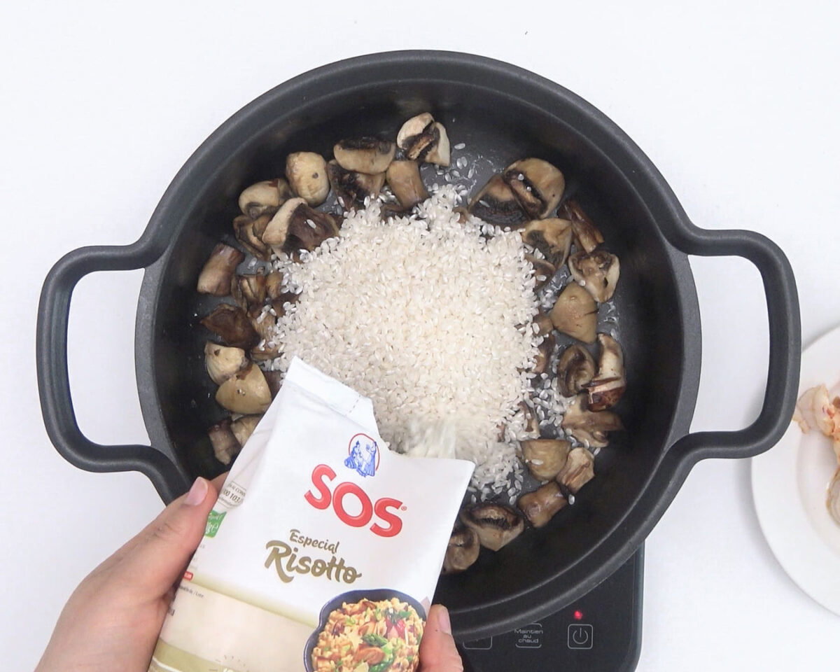Risotto de champiñones Portobello y langostinos (14)