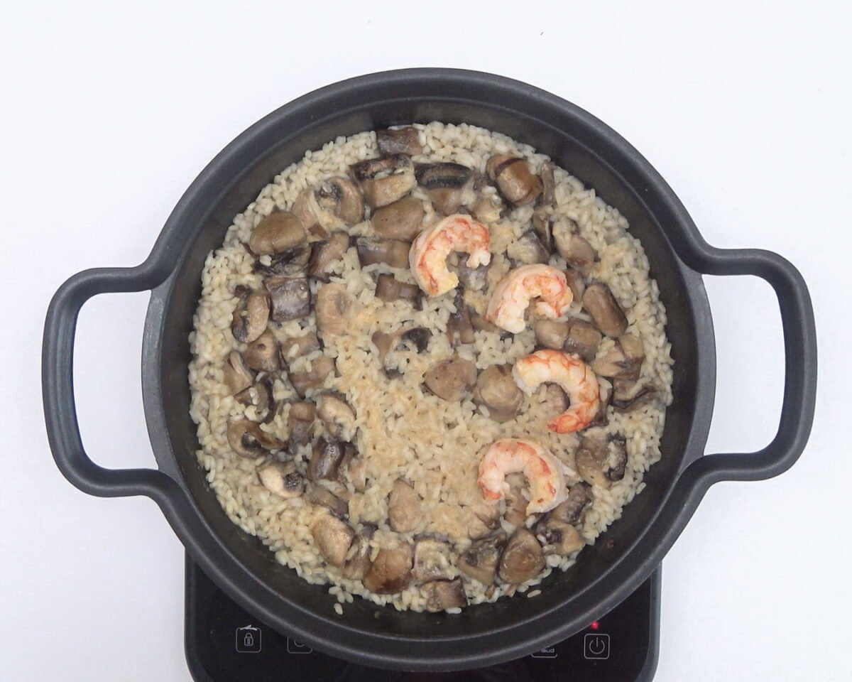 Risotto de champiñones Portobello y langostinos (18)