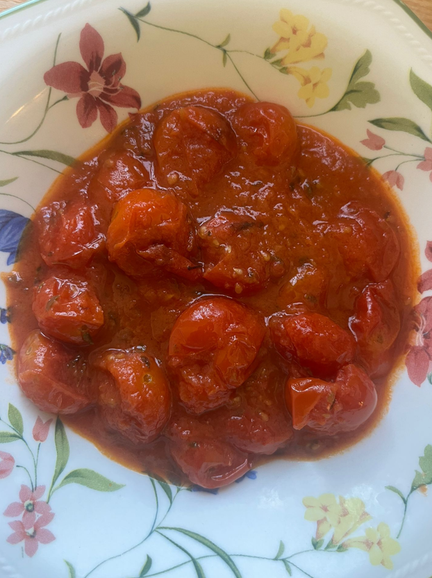 Salsa de tomate Cherry rápida y sabrosa