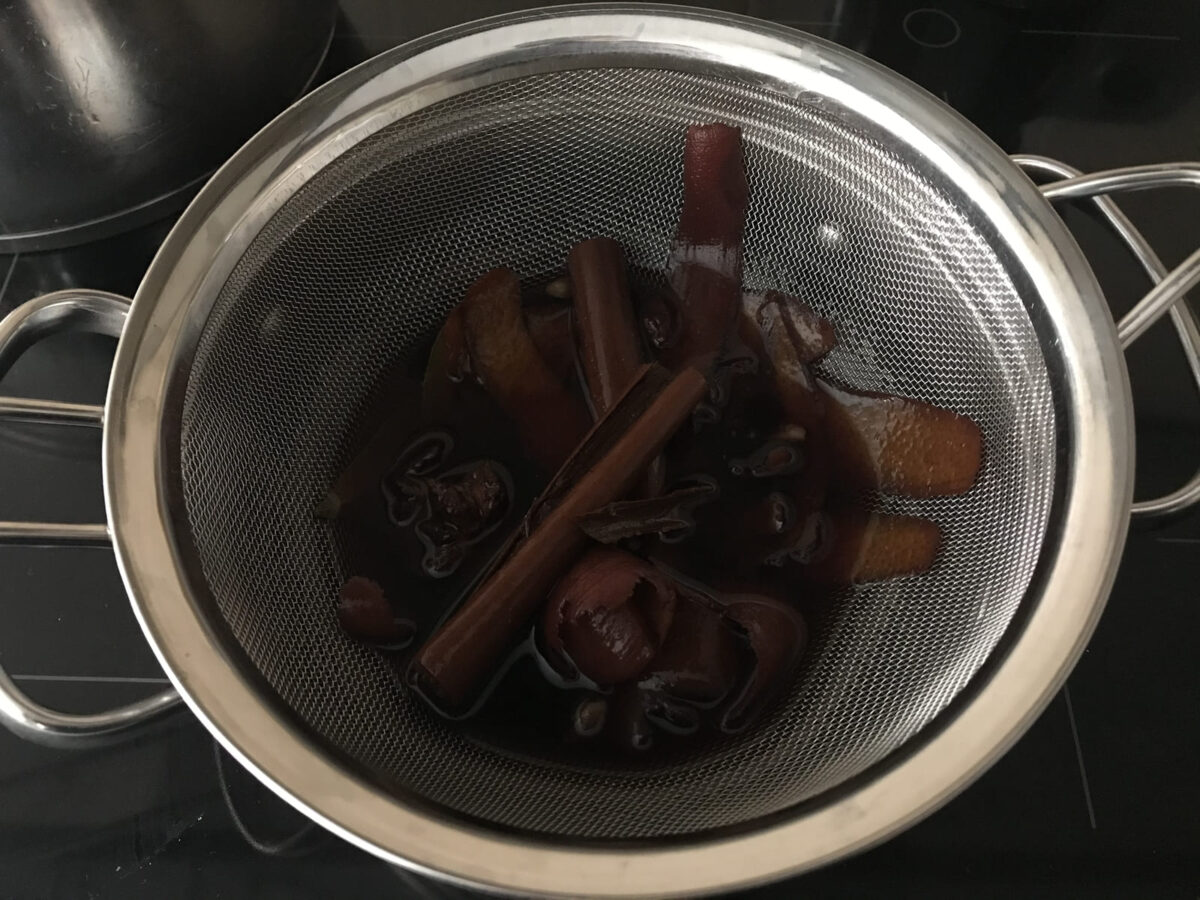 Vino caliente especiado de Navidad. Glühwein (11)