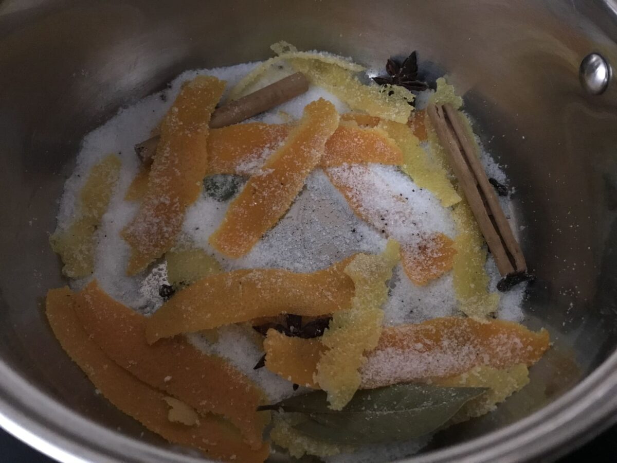 Vino caliente especiado de Navidad. Glühwein (5)