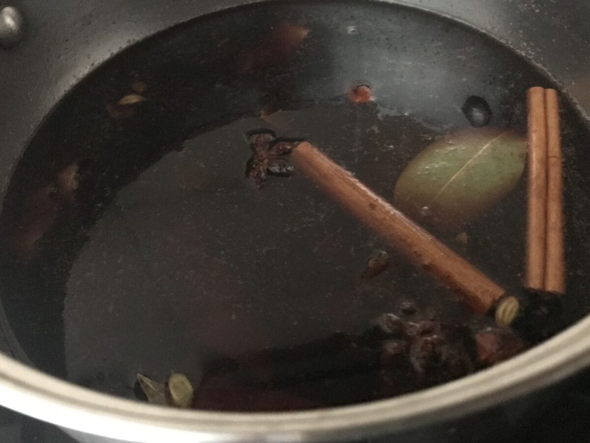 Vino caliente especiado de Navidad. Glühwein (9)