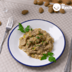 Conejo en salsa de almendras