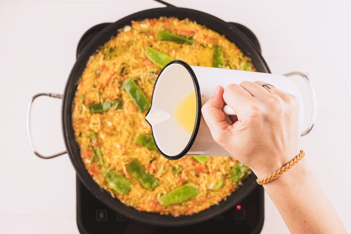 fideuá de verduras 16
