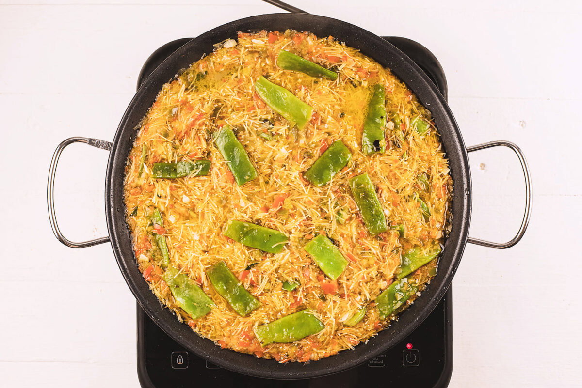fideuá de verduras 17