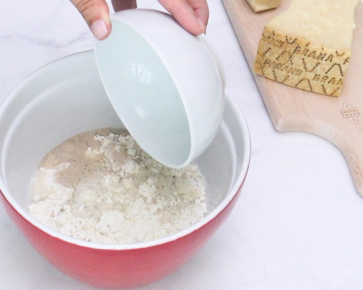 focaccia con cebolla y queso grana padano (5)