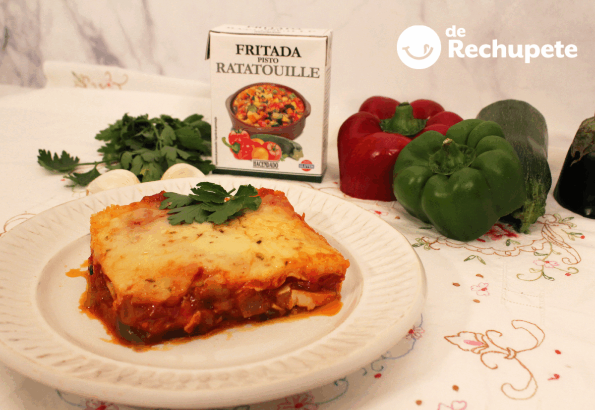 Lasaña de verduras fácil