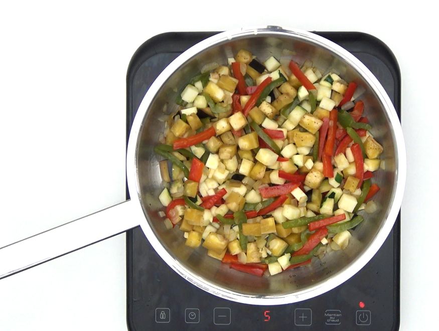 Lasaña de verduras fácil