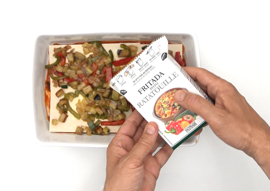 Lasaña de verduras fácil