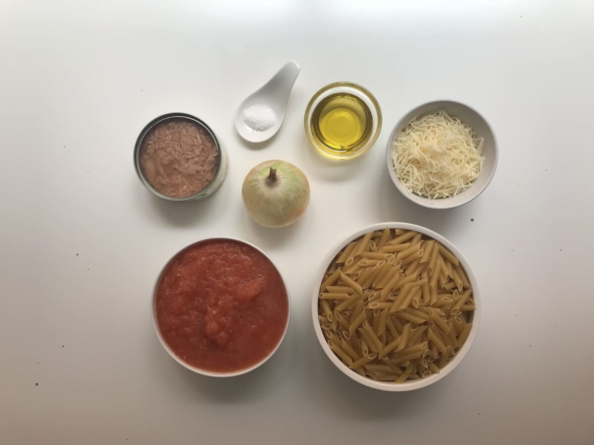 macarrones con atún y tomate 1