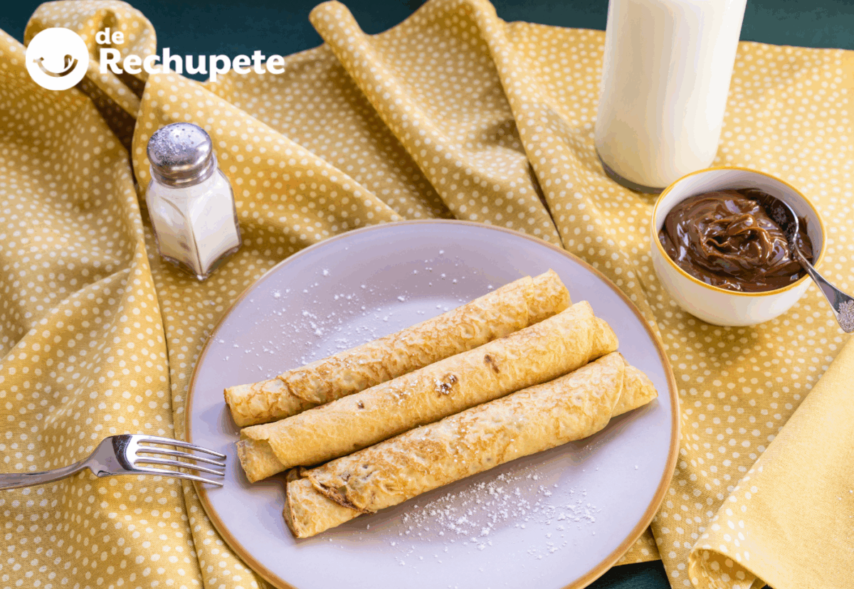 Panqueques con dulce de leche, fáciles y golosos