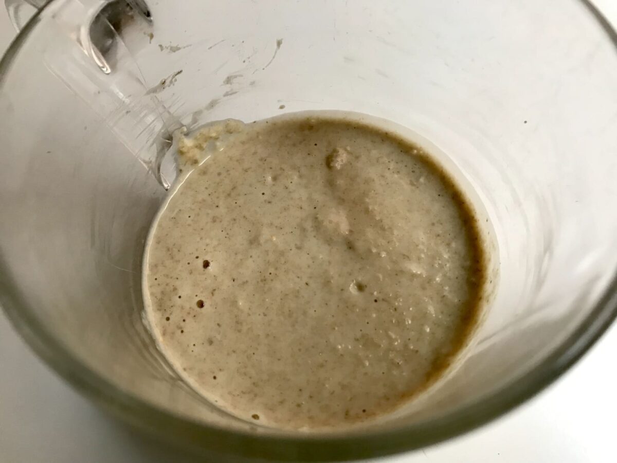 Receta de tortitas de avena fitness: triturar