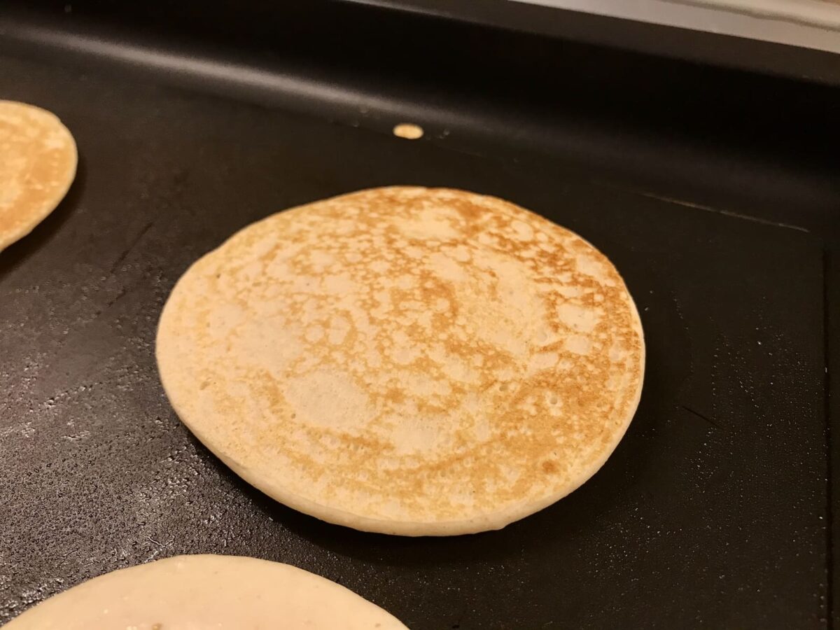 Receta de tortitas de avena: cocinar por ambas caras