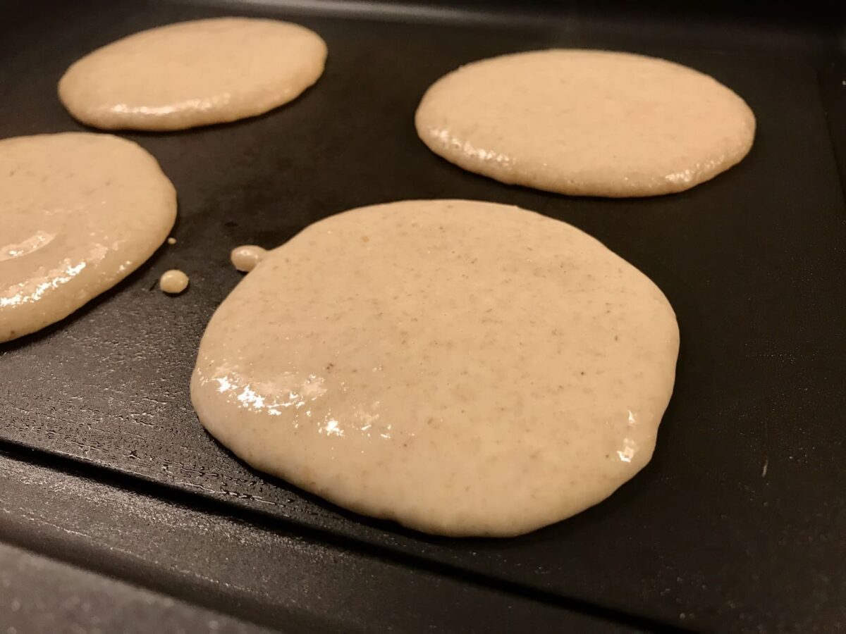 Receta de tortitas de avena fitness: cocinar