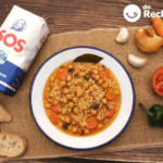 Potaje de garbanzos con arroz