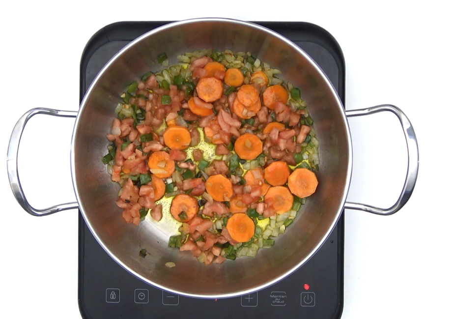 Potaje de garbanzos con arroz