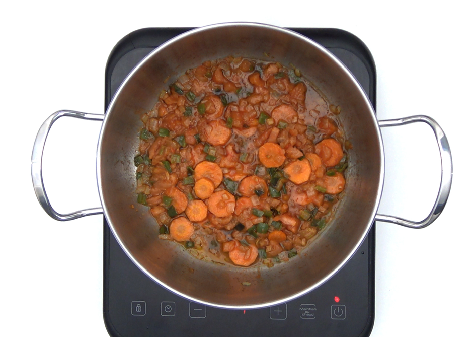 Potaje de garbanzos con arroz