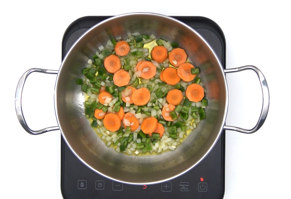 Potaje de garbanzos con arroz