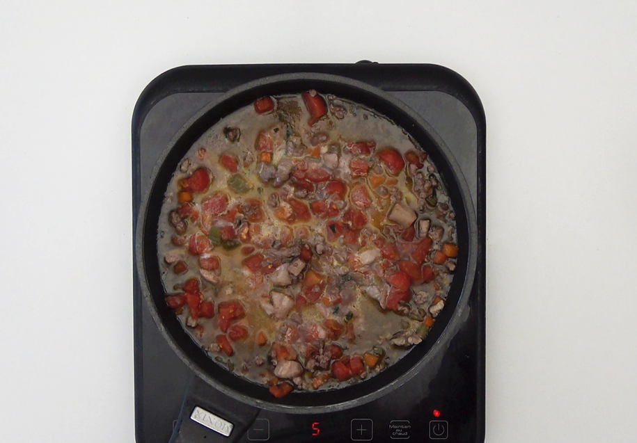 Ñoquis con salsa boloñesa